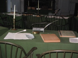 Desk in Independence Hall Philadelphia
