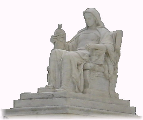 statue outside supreme court